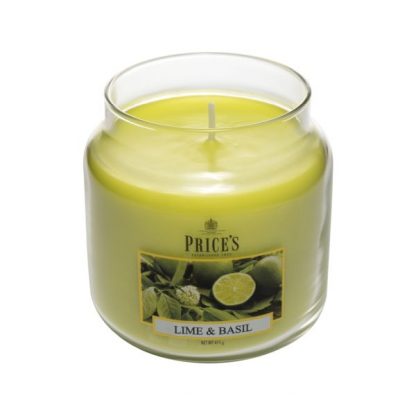 Αρωματικό κερί σε γυάλινο δοχείο Lime & Basil - Image 2